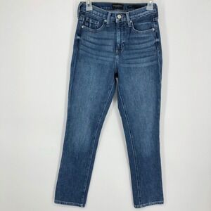 Banana Republic Womens High‎ Rise Slim Jeans Size 26 Cruz Medium Wash